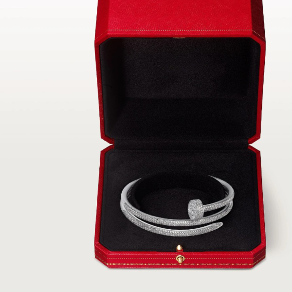 JUSTE BRACELET 3.5MM DOUBLE ROWS FULL DIAMONDS - Image 16