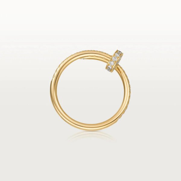 JUSTE RING 1.8MM GOLD DIAMONDS - Image 4