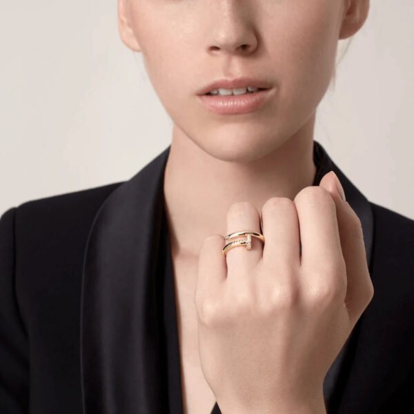 JUSTE RING 2.65MM GOLD DIAMOND - Image 2