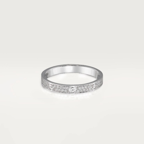 LOVE RING 2.6MM DIAMOND - Image 10