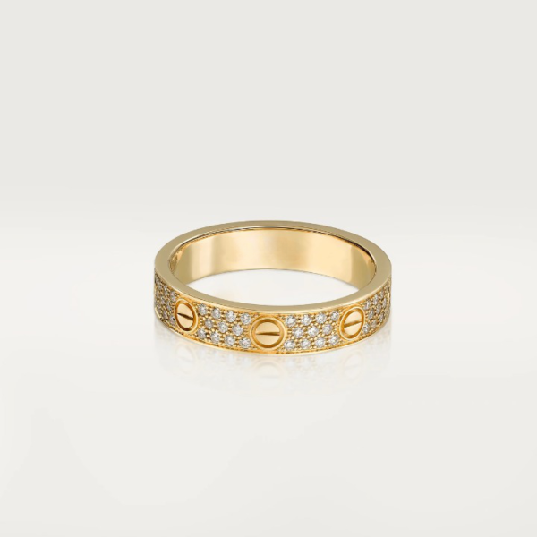 LOVE RING 4MM DIAMOND PAVED - Image 14