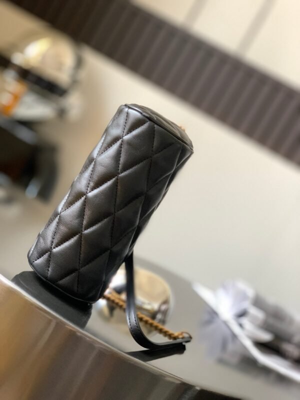 YSSL Sade Mini Tube Bag For Women 7.9in/20cm Black YSL 699703AAAJU1000 - Image 6