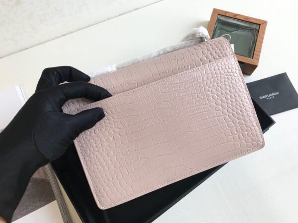 YSSL Sunset Medium Chain Bag Light Pink For Women 8.6in/22cm YSL 442906DND0N1202 - Image 2