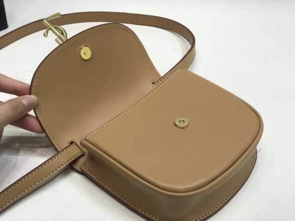 YSSL Kaia Small Satchel Brown For Women 7.2in/18.5cm YSL 619740BWR6W2725 - Image 2