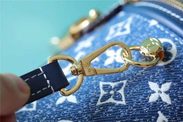 LV Cannes Monogram Denim By Nicolas Ghesquiere For Women, Women's Bags, Shoulder And Crossbody Bags 6.7in/17cm LV - Image 3