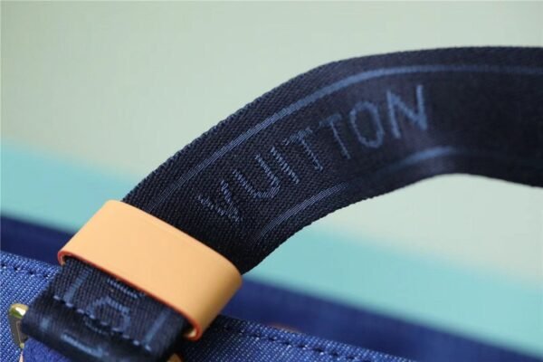 LV Cabas PM Plan Soleil Denim Canvas Blue For Women, WoHandbags 11.8in/30cm LV M94144 - Image 9