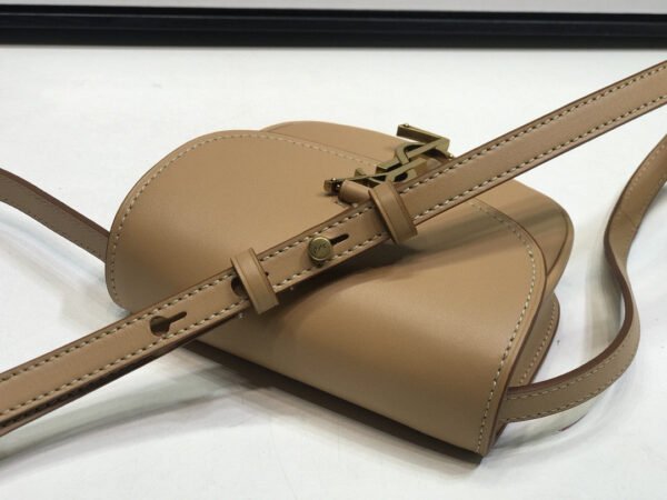 YSSL Kaia Small Satchel Brown For Women 7.2in/18.5cm YSL 619740BWR6W2725 - Image 8