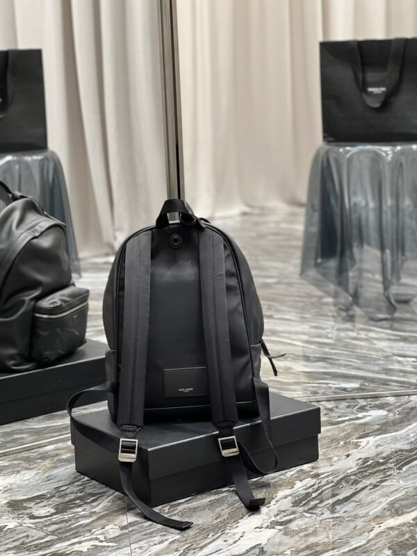 YSSL City Backpack In Unisex For Women 13.8in/35cm Black YSL - Image 7