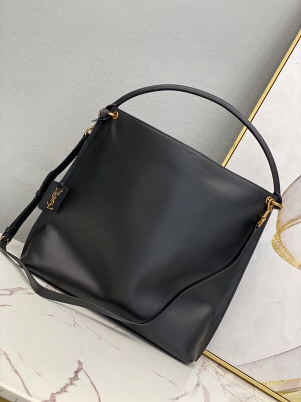 YSSL Shopping N/S In Supple Black For Women 13.7in/35cm YSL 600306CSV0J1000 - Image 2