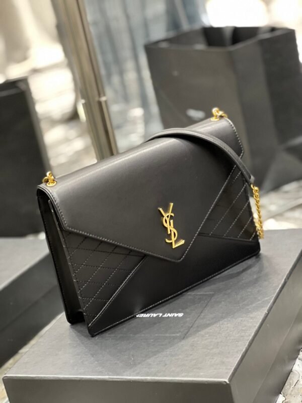 YSSL Gaby Chain Bag Black With Gold Hardware For Women 10.4in/27cm YSL 6688641EL071000 - Image 2