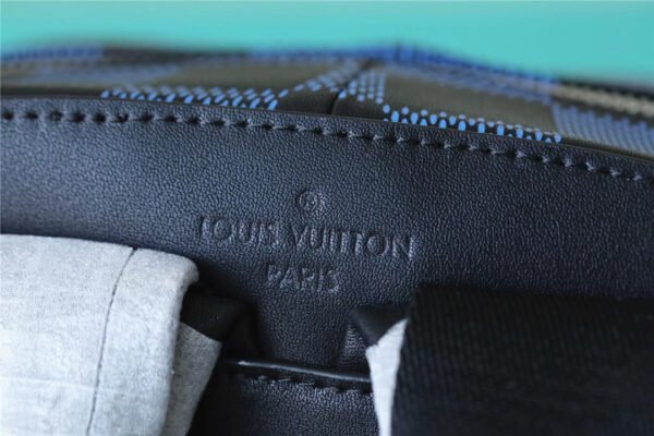 LV Campus Backpack Damier Infini 3D Navy Blue / Black For Men, Bags 39cm LV N50021 - Image 7