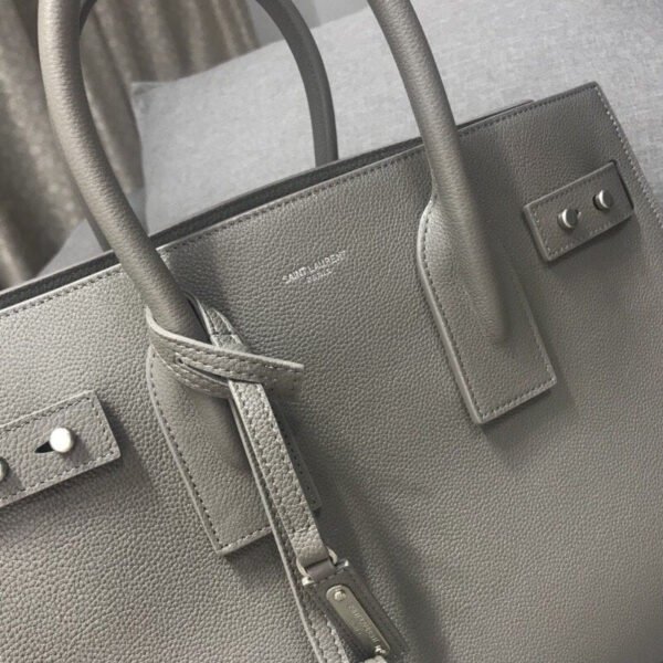 YSSL Sac De Jour Small Stone Grey For Women 12.5in/32cm YSL - Image 4