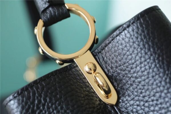 LV Capucines BB Taurillon Black For Women,  Shoulder And Crossbody Bags 21cm/8.3in LV - Image 8