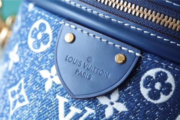 LV Cannes Monogram Denim By Nicolas Ghesquiere For Women, Women's Bags, Shoulder And Crossbody Bags 6.7in/17cm LV - Image 9