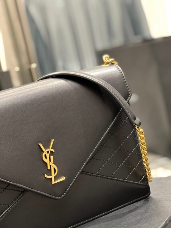 YSSL Gaby Chain Bag Black With Gold Hardware For Women 10.4in/27cm YSL 6688641EL071000 - Image 3