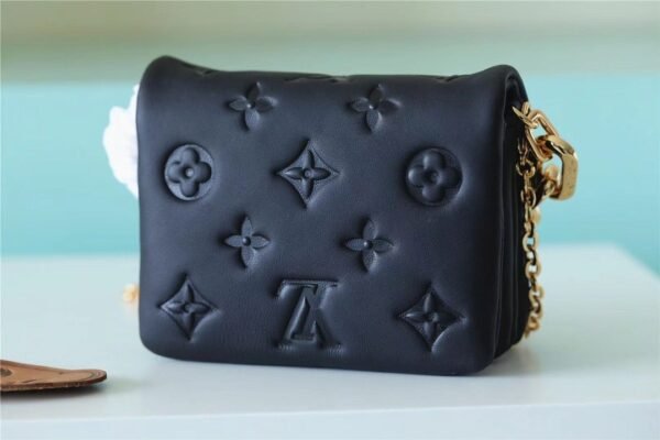LV Beltbag Coussin Monogram Black For Women, Women's Handbags, Shoulder And Crossbody Bags 5.1in/13cm LV - Image 3