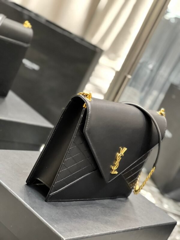YSSL Gaby Chain Bag Black With Gold Hardware For Women 10.4in/27cm YSL 6688641EL071000 - Image 4