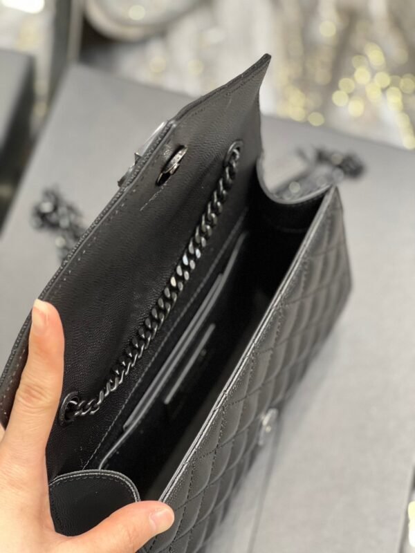 YSSL Small Bag Black In Mix Matelasse For Women 8.2in/21cm YSL 600195BOW981000 - Image 2
