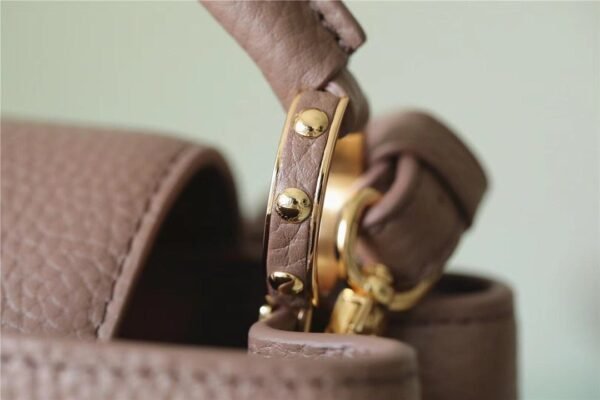 LV Capucines BB Taurillon Light Brown For Women,  Shoulder And Crossbody Bags 26cm/10.6in LV - Image 9