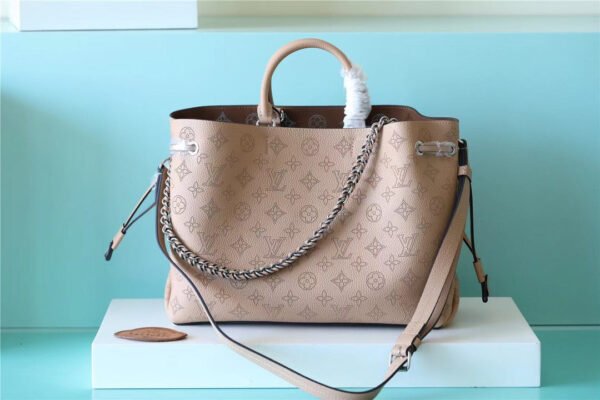 LV Bella Tote Mahina Coquille For Women,  Shoulder And Crossbody Bags 12.6in/32cm LV - Image 2