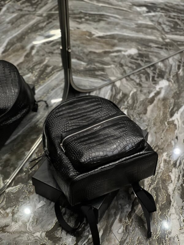 YSSL City Backpack Black For Women, Women’s Bags 16.1in/41cm YSL 534967DZE2F1000 - Image 3