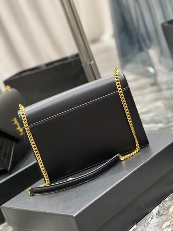 YSSL Gaby Chain Bag Black With Gold Hardware For Women 10.4in/27cm YSL 6688641EL071000 - Image 5