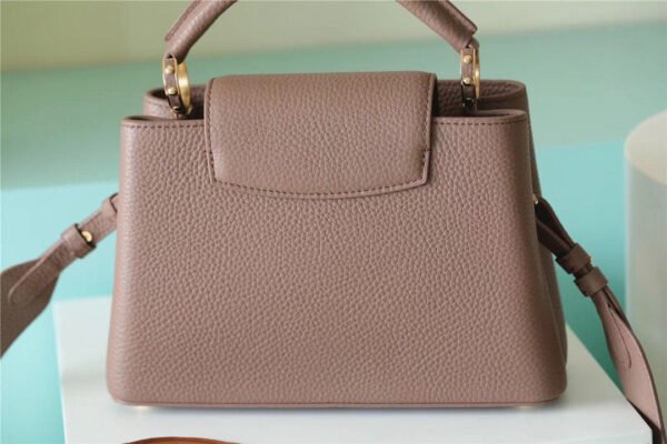 LV Capucines BB Taurillon Light Brown For Women,  Shoulder And Crossbody Bags 26cm/10.6in LV - Image 8