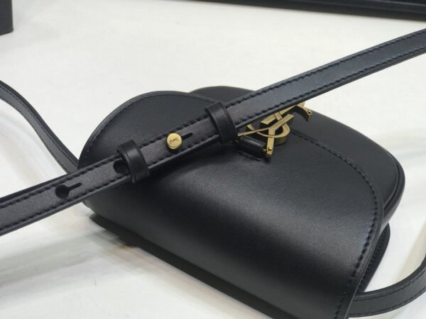 YSSL Kaia Small Satchel Black For Women 7.2in/18.5cm YSL 619740BWR0W1000 - Image 2