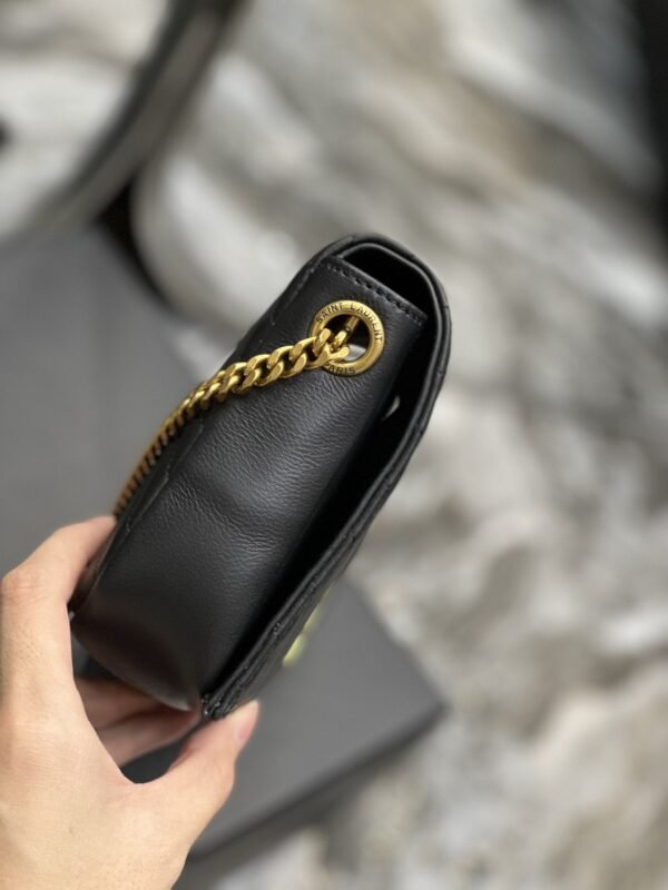 YSSL Kata 99 Chain Bag Black With Gold Hardware For Women 10.2in/26cm YSL - Image 6