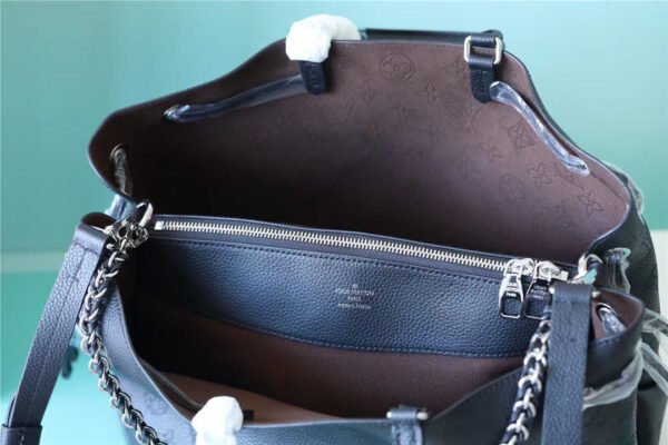 LV Bella Tote Mahina Black For Women,  Shoulder And Crossbody Bags 12.6in/32cm LV M59200 - Image 7