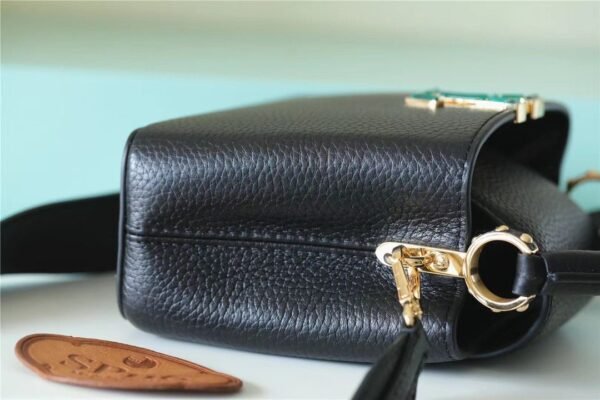LV Capucines BB Taurillon Black For Women,  Shoulder And Crossbody Bags 21cm/8.3in LV - Image 4