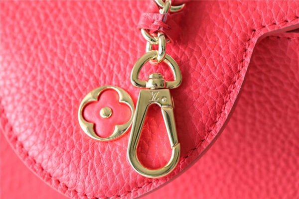 LV Capucines BB Taurillon Red For Women, Women's Bags, Shoulder And Crossbody Bags 10.6in/27cm LV - Image 8