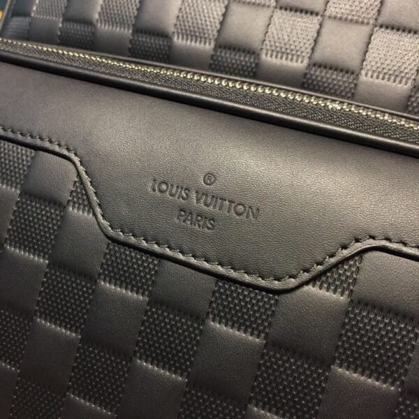 LV Campus Backpack Damier Infini Onyx Silver For Men, Bags 39cm LV N40306 - Image 8