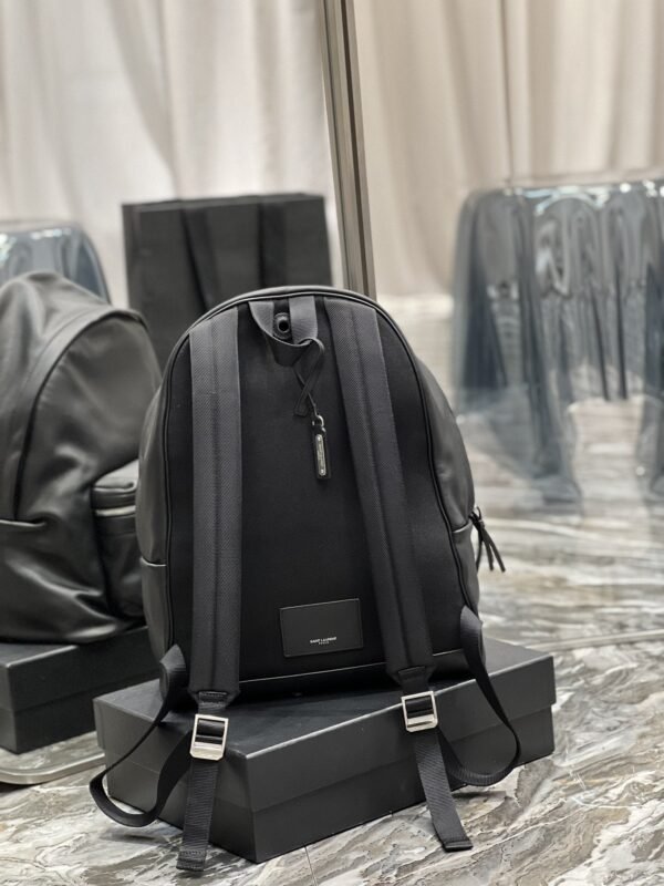 YSSL City Backpack Unisex For Women 15in/38cm Black YSL - Image 9