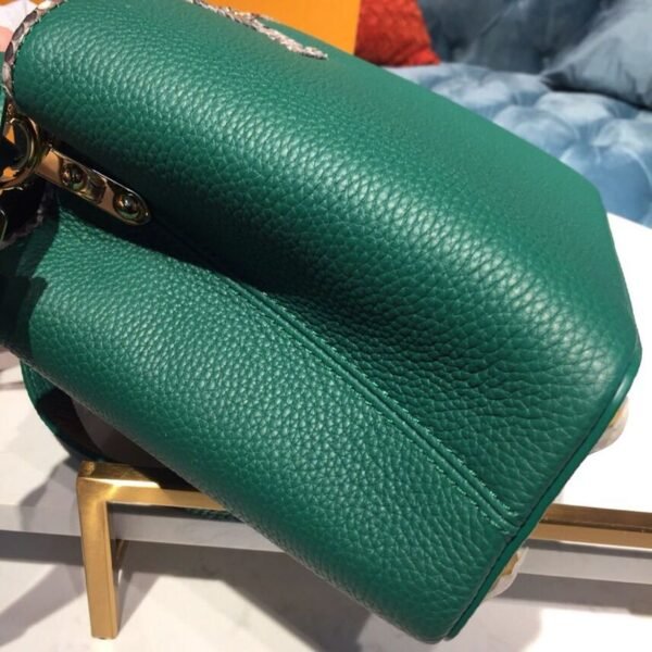 LV Capucines BB Taurillon And Python Green For Women,  Shoulder And Crossbody Bags 10.6in/27cm LV - Image 6