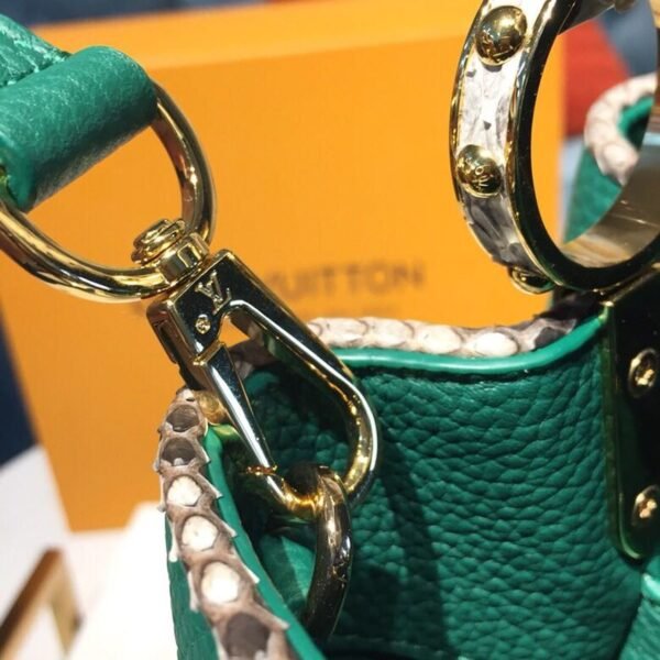 LV Capucines BB Taurillon And Python Green For Women,  Shoulder And Crossbody Bags 10.6in/27cm LV - Image 11