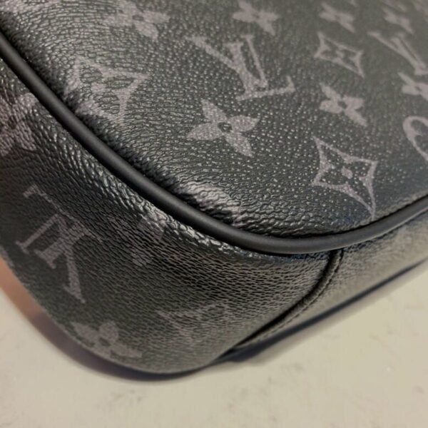 LV Bumbag Monogram Eclipse Canvas For Men, Belt Bags 11in/28cm LV M42906 - Image 5