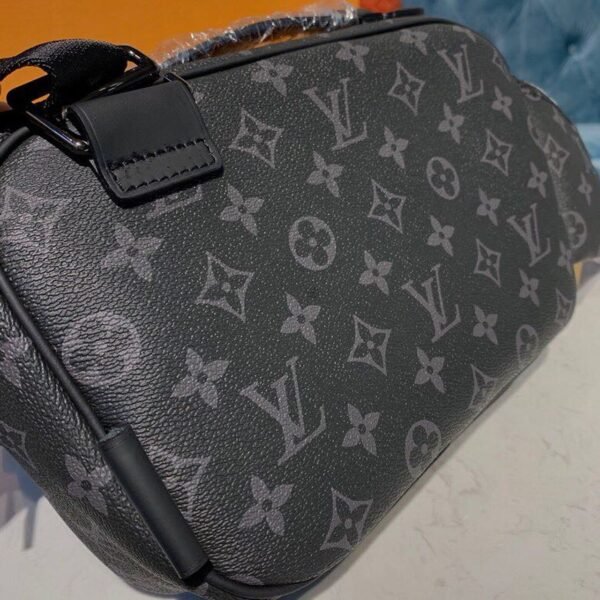 LV Bumbag Monogram Eclipse Canvas For Men, Belt Bags 11in/28cm LV M42906 - Image 9