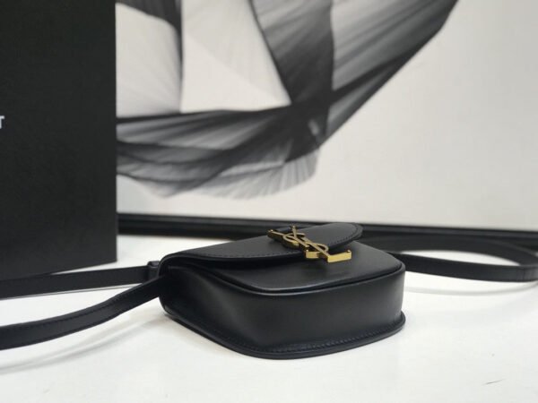 YSSL Kaia Small Satchel Black For Women 7.2in/18.5cm YSL 619740BWR0W1000 - Image 7