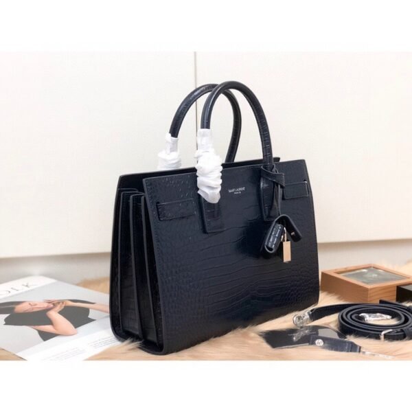 YSSL Sac De Jour Small In-Black For Women 12.5in/32cm YSL 378299DZEAW1000 - Image 7