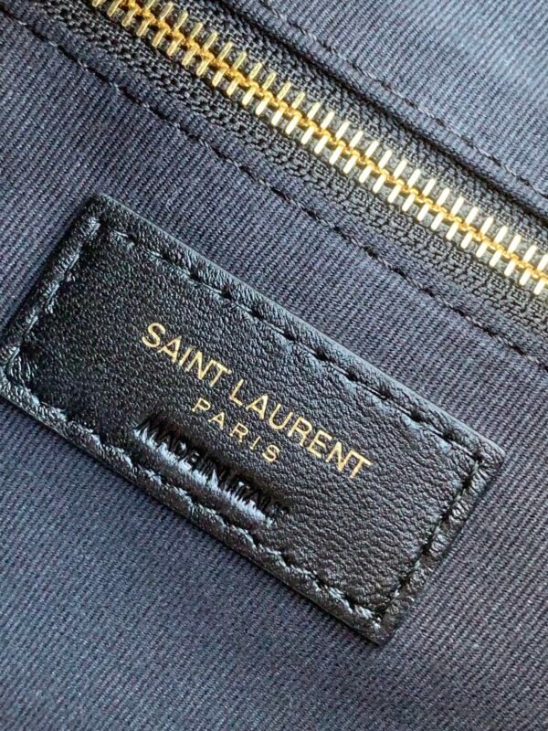 YSSL Joe Backpack In Monogram With Bronze-Toned Hardware Black For Women 11.5in/22cm YSL 6726091EL071000 - Image 8