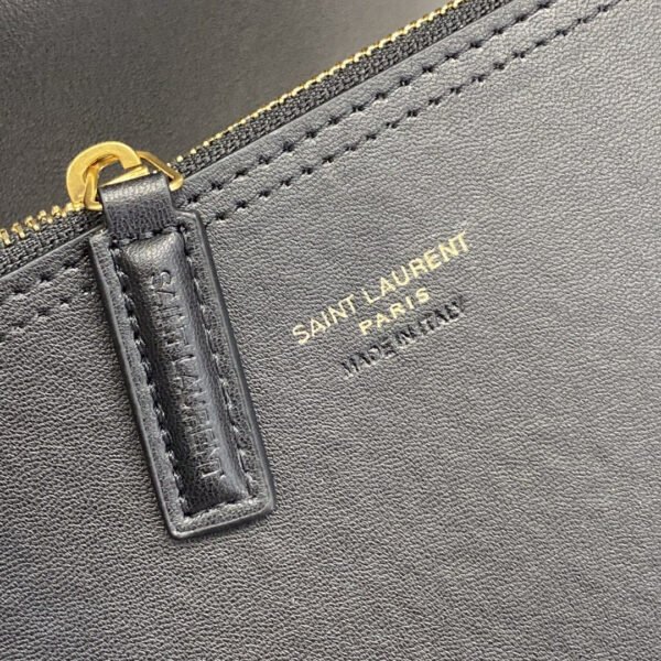 YSSL Shopping N/S In Supple Black For Women 13.7in/35cm YSL 600306CSV0J1000 - Image 5
