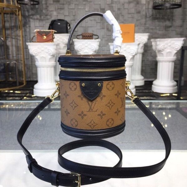LV Cannes Monogram And Monogram Reverse Canvas By Nicolas Ghesquiere For Women, Women's Handbags, Shoulder And Crossbody Bags 5.9in/15cm LV M43986
