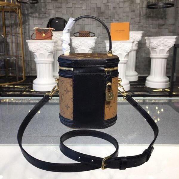 LV Cannes Monogram And Monogram Reverse Canvas By Nicolas Ghesquiere For Women, Women's Handbags, Shoulder And Crossbody Bags 5.9in/15cm LV M43986 - Image 3