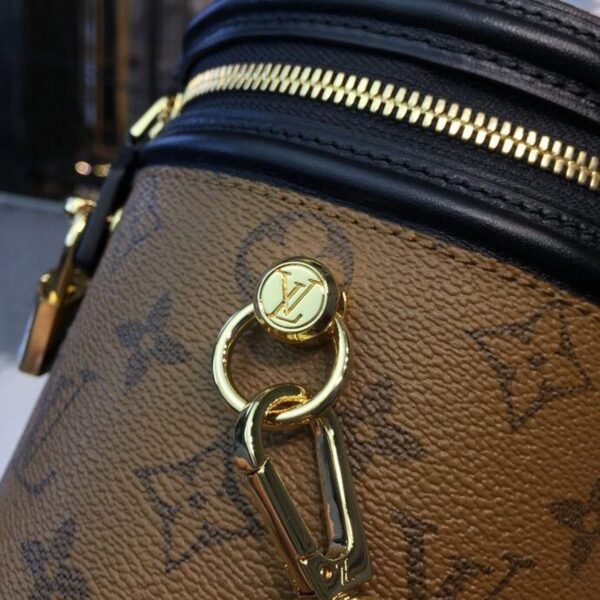 LV Cannes Monogram And Monogram Reverse Canvas By Nicolas Ghesquiere For Women, Women's Handbags, Shoulder And Crossbody Bags 5.9in/15cm LV M43986 - Image 4