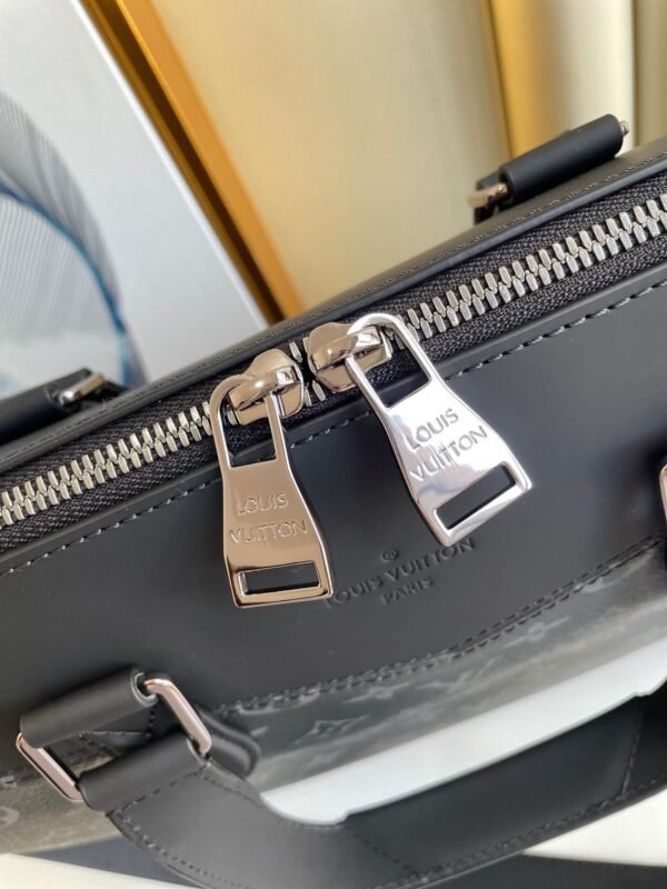 LV Briefcase Explorer Monogram Eclipse Canvas For Men, Bags, Shoulder And Crossbody Bags 15.4in/39cm LV M40566 - Image 7