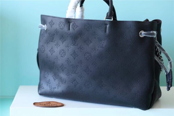 LV Bella Tote Mahina Black For Women,  Shoulder And Crossbody Bags 12.6in/32cm LV M59200 - Image 6