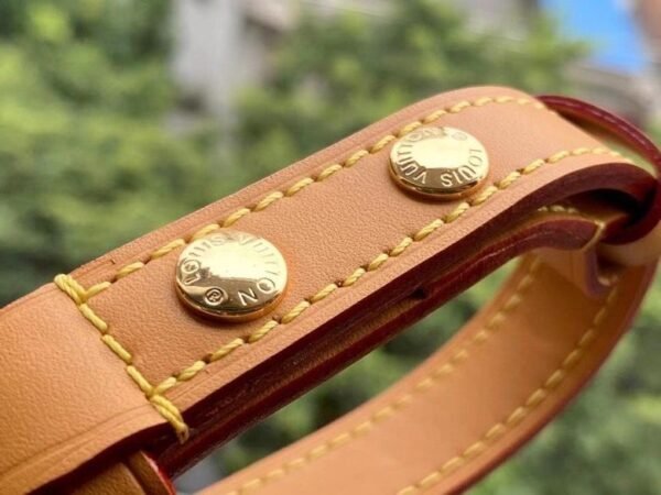 LV Boulogne Monogram Canvas Natural Beige For Women, Women's Handbags, Shoulder And Crossbody Bags 11.4in/29cm LV M45832 - Image 7