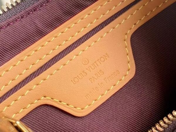LV Boulogne Monogram Canvas Natural Beige For Women, Women's Handbags, Shoulder And Crossbody Bags 11.4in/29cm LV M45832 - Image 8