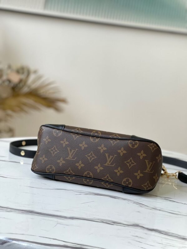 LV Boulogne Monogram Canvas Black For Women,  Shoulder Bags 11.4in/29cm LV M45831 - Image 3